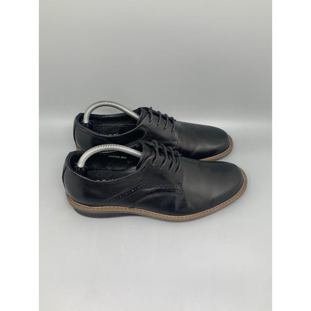 ECCO Helsinki 2.0 Black Leather Derby Shoes 500164 Men's Sz 8-8.5 (EU 42)